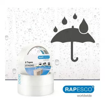 Rapesco 1808 permatoma lipni juosta 25,5 mm x 66 m, 8 ritinėliai