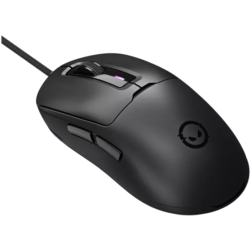 LORGAR MSA10R laidinė žaidimų pelė, PixArt 3311, 6 programuojami mygtukai, juoda (LRG-MSA10R-BK)