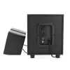 Nedis CSPR10021BK 2.1 kompiuterio garsiakalbių rinkinys, 33 W, maitinamas USB, juodas