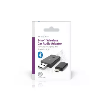 Nedis CKAA2400BK Bluetooth 5.0 USB-A adapteris, juodas, 10 m ryšio atstumas