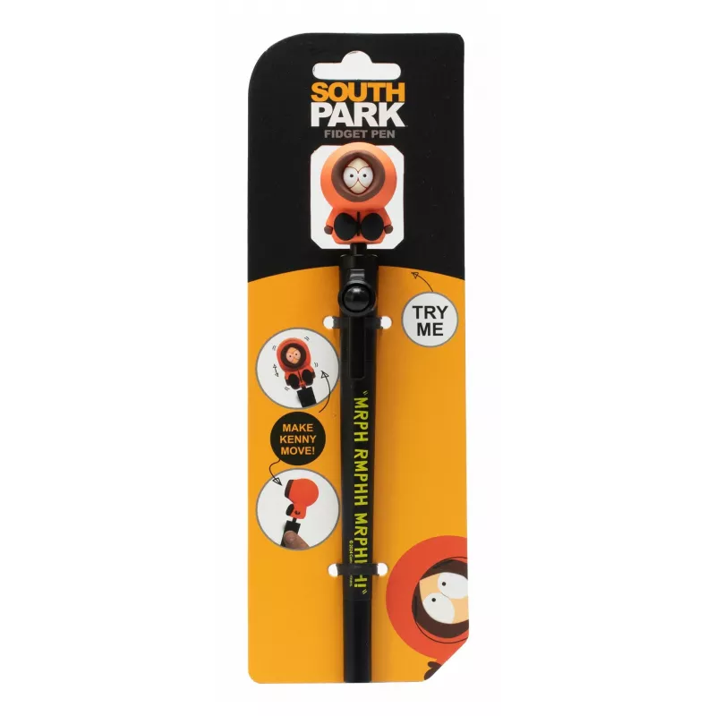 THUMBS UP Fidget Pen - South Park tušinukas, juodas rašalas, 1,0 mm 5056563717447