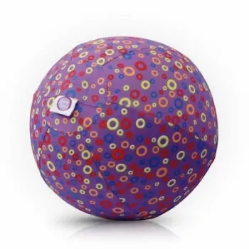 BUBA BLOON Bubabloon latekso balionas su audinio dėklu, Circles Purple