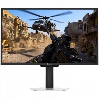LORGAR 24,5 colio Full HD IPS 400Hz žaidimų monitorius, Dual LED, HDR600 Ready, reguliuojamo aukščio, baltas