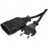 EXERTIS CONNECT maitinimo prailginimo kabelis, Euro kištukas į Euro lizdą, juodas, 1,8 m 573721
