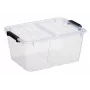 plast team HOME BOX FLEX 15L daiktų dėžė su sulankstomu dangčiu, perdirbtas PP, 1 vnt. 23010800