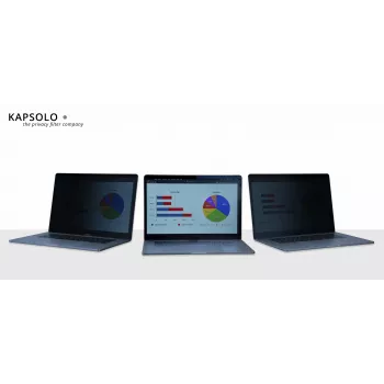 KAPSOLO 2 krypčių nuimamas privatumo filtras, skirtas Lenovo ThinkPad X1 Yoga (6-os kartos) 14 colių - KAP12680
