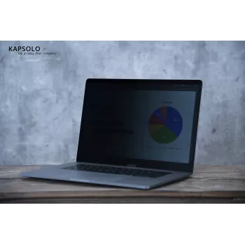 KAPSOLO 2 krypčių privatumo filtras Microsoft Surface Pro 8 (2021) - nuimamas, 13 colių, 3:2, anti-glare KAP12846