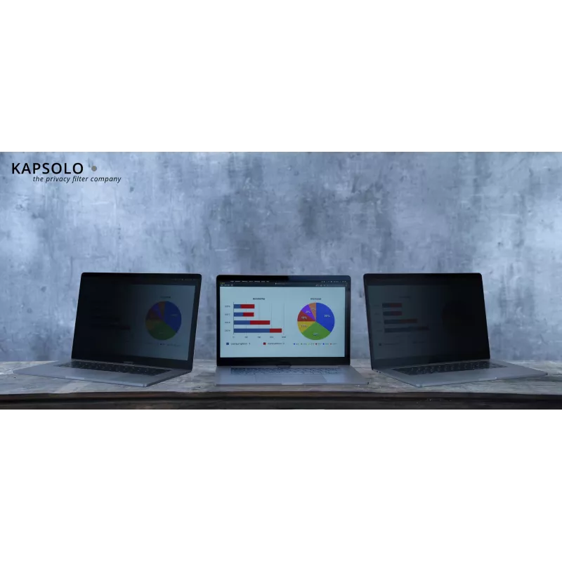KAPSOLO 2 krypčių privatumo filtras Microsoft Surface Pro 8 (2021) - nuimamas, 13 colių, 3:2, anti-glare KAP12846