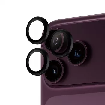 PanzerGlass Hoops fotoaparato objektyvo apsauga, juoda, skirta iPhone 2026 Pro | 2026 Pro Max