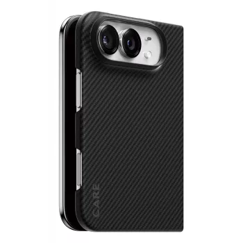 CARE™ by PanzerGlass® Discovery dėklas su MagSafe iPhone 15 Pro Max - permatomas