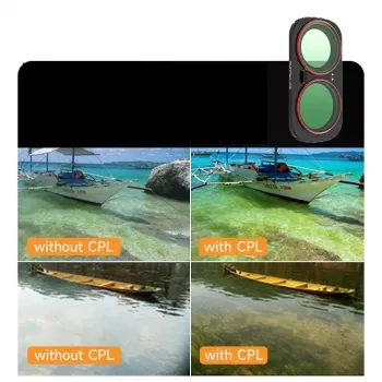 SUNNYLIFE magnetinis CPL filtras Insta360 GO 3 / Luna Ultra