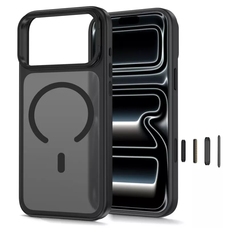 TECH-PROTECT MAGSTAND MagSafe įkrovimo laikiklis iPhone 17 Pro Max / 18 Pro Max matinis juodas