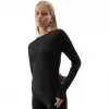 Moterų termoaktyvūs marškinėliai 4F F152 Deep Black M/L