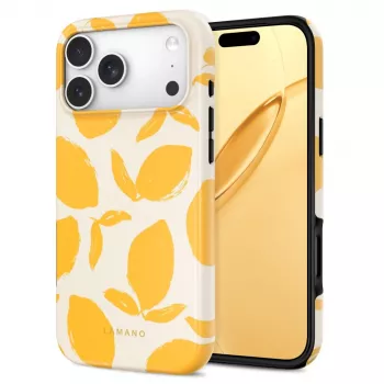 TECH-PROTECT Lamano MagSafe iPhone 17 Pro / 18 Pro dėklas Lemon Haze