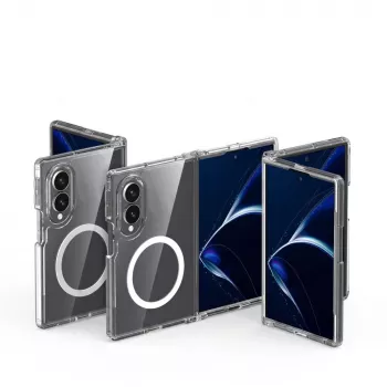 Tech-Protect Flexair Hybrid MagSafe dėklas Samsung Galaxy Z Fold 8 - skaidrus