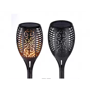 Forever Light saulės fakelo lemputė su 33 LED, 6,6 W, 600 mAh, IP44, su smeigtuku į žemę
