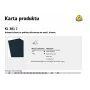 KLINGSPOR Abrazyvinis audinio lakštas P320 KL381J, 230 x 280 mm, 50 vnt. paketas