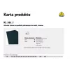 KLINGSPOR Abrazyvinis audinio lakštas P320 KL381J, 230 x 280 mm, 50 vnt. paketas