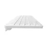 NATEC Tang US belaidė Bluetooth + 2,4 GHz tylioji plona klaviatūra, balta