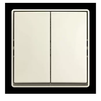 BUSCH-JAEGER 2601/5 J-522 viršutinio montavimo perjungiklis, 10 AX, 250 V AC, Alpine White 2TKA00005524