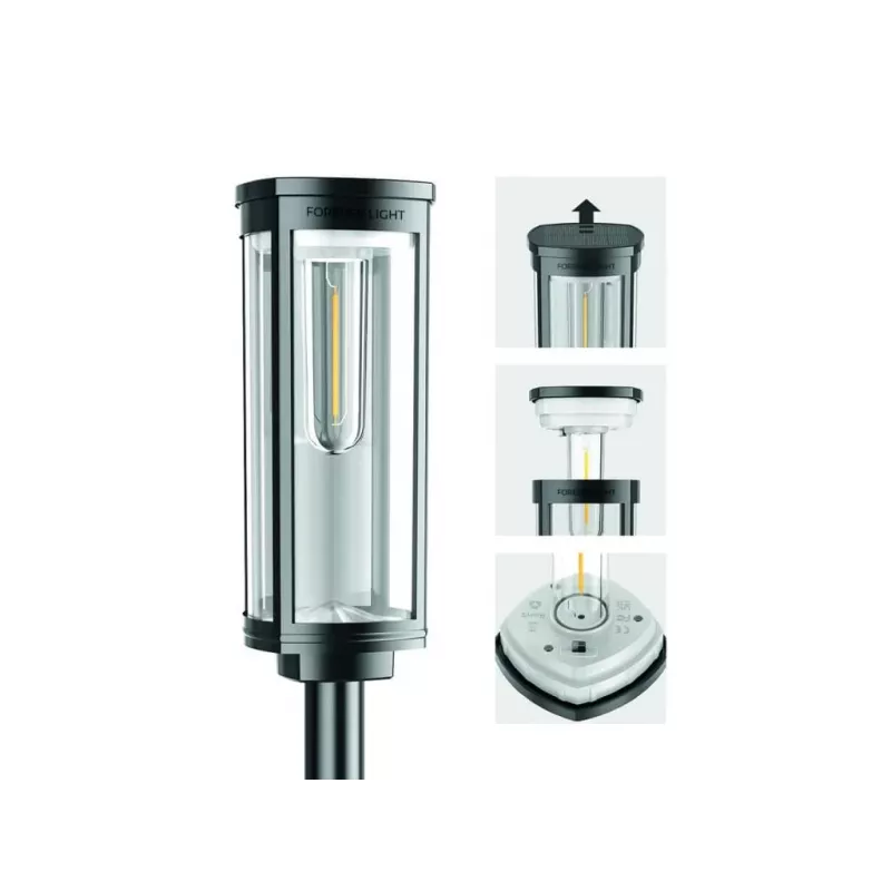 Forever Light Sunari FLS-97 LED saulės sodo dekoratyvinė lemputė 3000K, 1000mAh