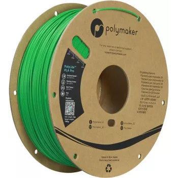 Polymaker PolyLite PLA Pro filamentas 1,75 mm 1 kg žalias didelio standumo ir atsparus smūgiams PA07008