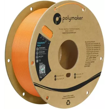 Polymaker PolySonic High-Speed PLA filamentas 1,75 mm oranžinės spalvos 1 kg PA12007