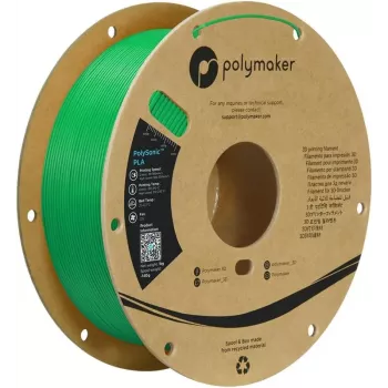 Polymaker PolySonic PLA High Speed 1,75 mm žalias 1 kg 3D spausdintuvo kaitinamoji medžiaga PA12010
