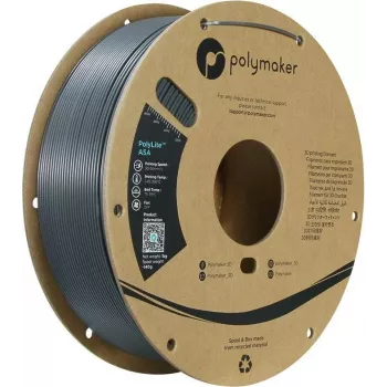 Polymaker PolyLite ASA filamentas 1,75 mm 1 kg tamsiai pilkas PF01037