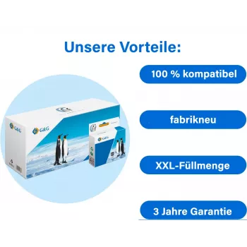 G&G XXL suderinama su Kyocera TK-130 tonerio kasetė (20363)