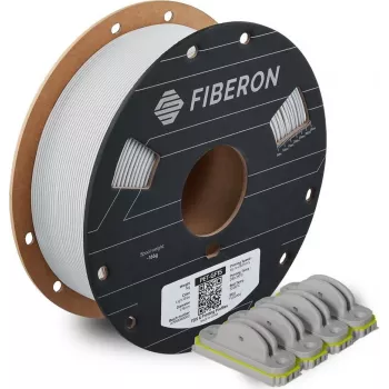 Polymaker Fiberon PET-GF15 1,75 mm šviesiai pilkas 0,5 kg 3D spausdintuvo kaitinamoji gija (FL02004)