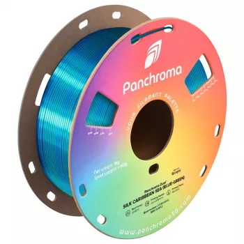Polymaker Panchroma PLA Dual Silk Caribbean Sea 1,75 mm 1 kg 3D spausdintuvo filamentas CA03025