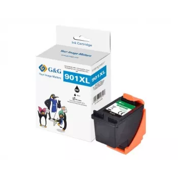 G&G suderinama HP 901XL juoda didelės talpos rašalo kasetė (CC654EE) 14698