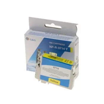 G&G suderinama rašalo kasetė Epson T0714 geltona (3547)