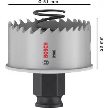 Bosch Progressor for Wood and Metal 51 mm kobalto vainikinis grąžtas 2608594455
