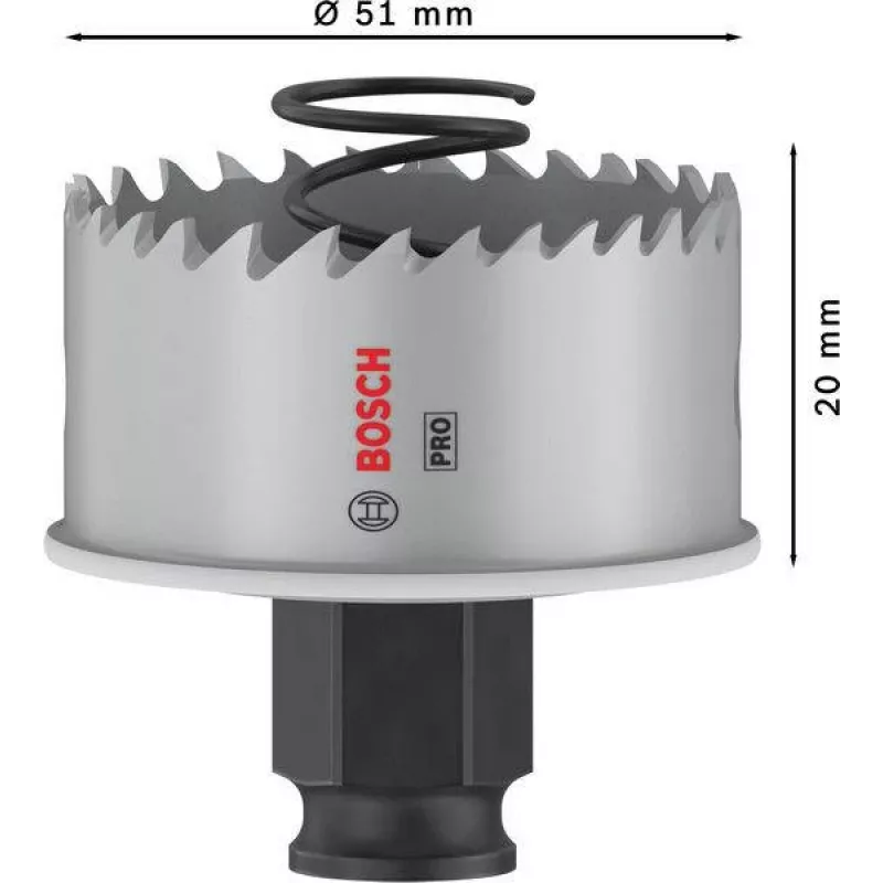 Bosch Progressor for Wood and Metal 51 mm kobalto vainikinis grąžtas 2608594455