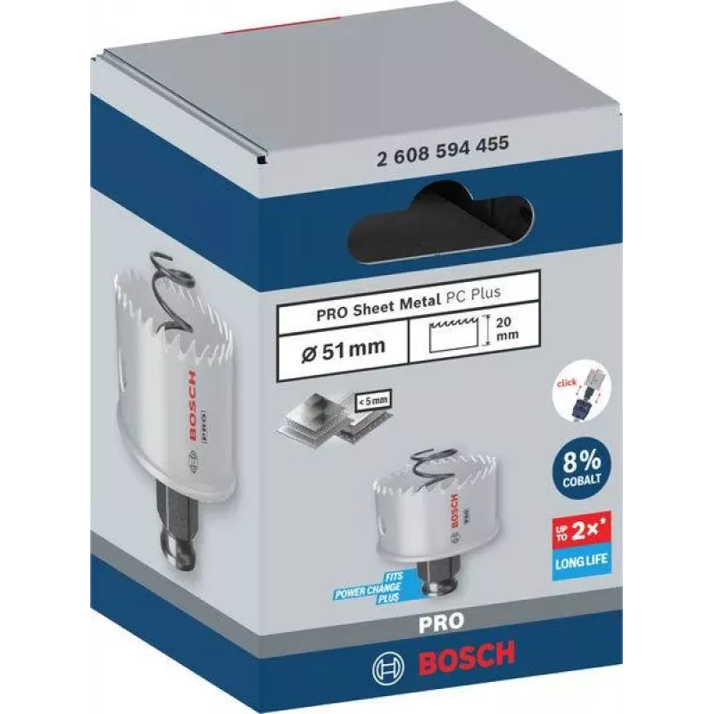 Bosch Progressor for Wood and Metal 51 mm kobalto vainikinis grąžtas 2608594455