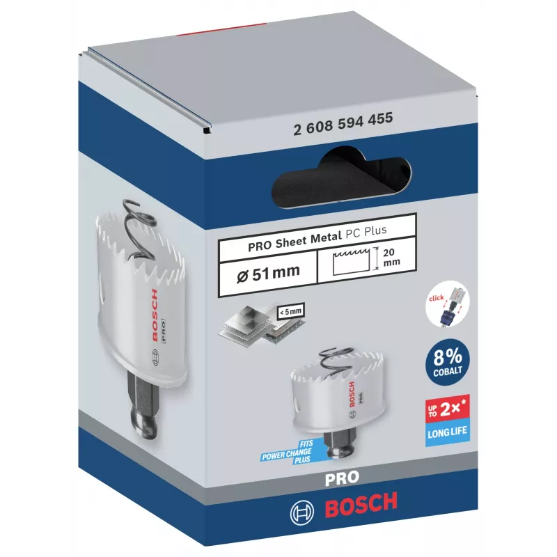 Bosch Progressor for Wood and Metal 51 mm kobalto vainikinis grąžtas 2608594455