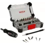 Bosch Precision atsuktuvų antgalių rinkinys su stendu, 5 rinkiniai po 33 dalis (iš viso 165), S2 plienas, 1/4 inch šešiakampis, PH/PZ/S/H/T antgaliai, magnetinis laikiklis, prekybinis stendas 2607002837,0