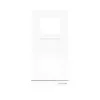 BUSCH-JAEGER BJ 41383CF-W-03 vaizdo modulio priekinis dangtelis 1/3, baltas (2TMA130160W0010)
