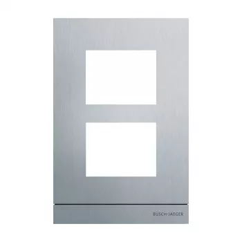 Busch-Jaeger 41392CF-A-03 Audio priekinė plokštė 1/2 modulio, alpinės baltos spalvos