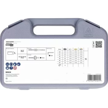 Bosch 2608594614 7 dalių Progressor bi-metalinių kiaurymių pjūklų rinkinys su Power Change adapteriu (20-64 mm)