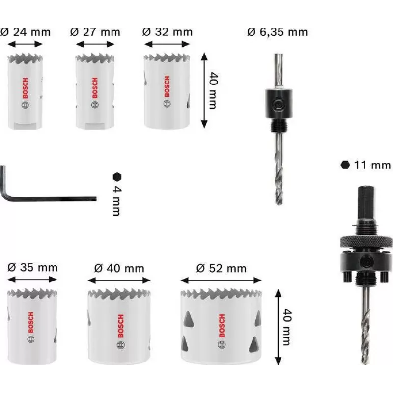 Bosch 2608594614 kiaurymų pjūklų rinkinys