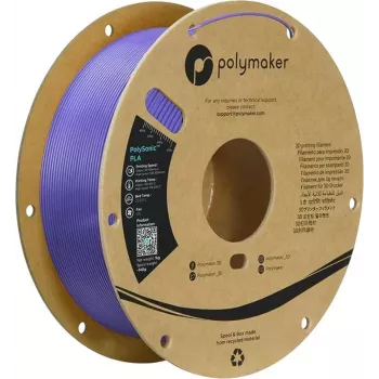 Polymaker PolySonic PLA High Speed 1,75 mm purpurinis 1 kg 3D spausdintuvo filamentas PA12008