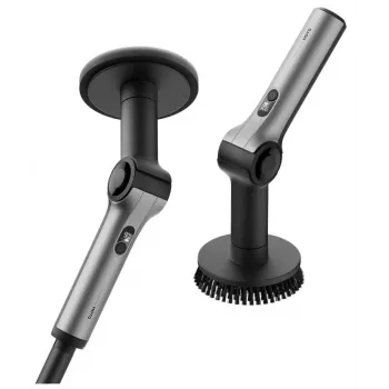 HOTO Flexi Cordless Spin Scrubber QWQJA08 (HFE0030GL) - teleskopinė elektrinė valymo šepetė su 3 galvutėmis, IPX7, USB-C