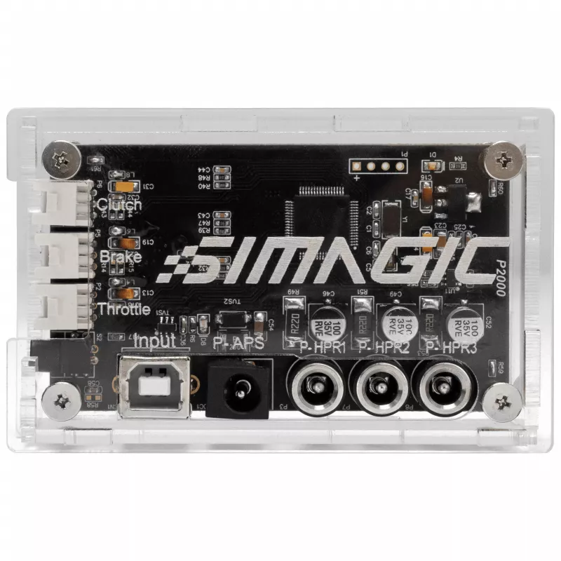 SIMAGIC Haptic Control Box (P2000-HCB) - 4 kanalų haptinio atsako valdymo blokas, skirtas P2000 pedalams