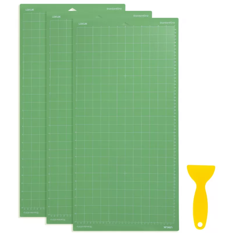 LOKLiK Standard Grip pjovimo kilimėlis, 3 vnt. rinkinys, 33x66 cm, žalias SG-GJ-0026-US-L-B2B