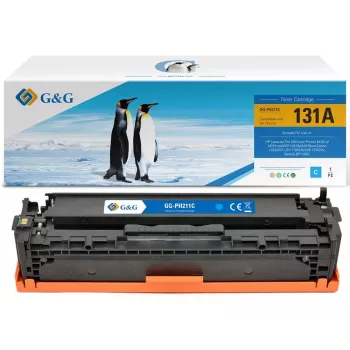 G&G suderinama tonerių kasetė HP 125A/128A/131A (juoda, 1600 puslapių) 14317