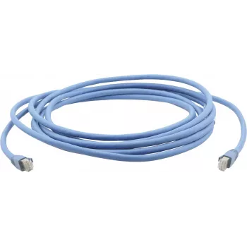 Kramer C-UNIKAT serijos C-UNIKat-2 tinklo kabelis RJ-45 male to RJ-45 male 61 cm U/FTP CAT 6a ekranuotas be halogenų snagless atsparus mėlynas RAL 5012 99-3460002