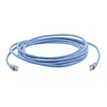 Kramer C-UNIKAT serijos C-UNIKat-2 tinklo kabelis RJ-45 male to RJ-45 male 61 cm U/FTP CAT 6a ekranuotas be halogenų snagless atsparus mėlynas RAL 5012 99-3460002